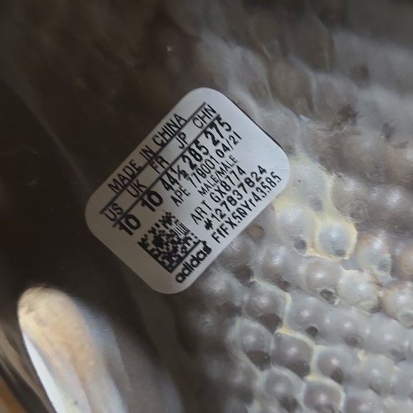 adidas Mens Yeezy Foam Runner MX GX8774 Cream Size 10 - Picture 7 of 9